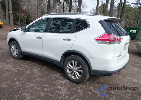 2016 Nissan Rogue S/Sl/Sv z USA, uszkodzony, nr VIN KNMAT2MT9GP717218